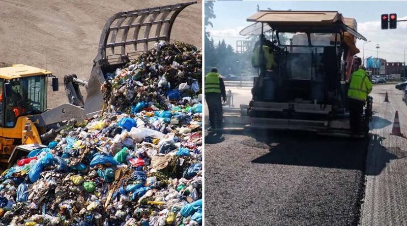 Η Θεσσαλονίκη πρωτοπορεί στην Ελλάδα με νέα μέθοδο ασφαλτόστρωσης από απόβλητα πλαστικά